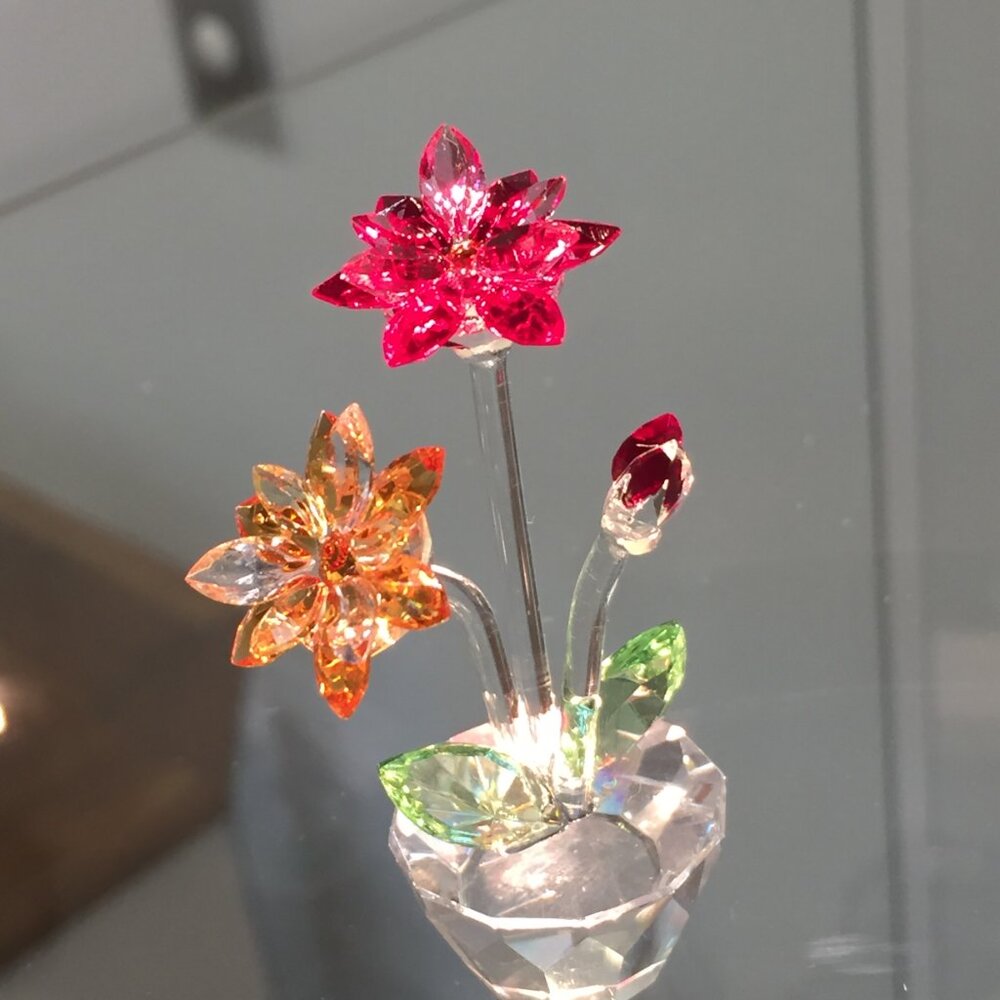 Gerbera Crystal Figurine